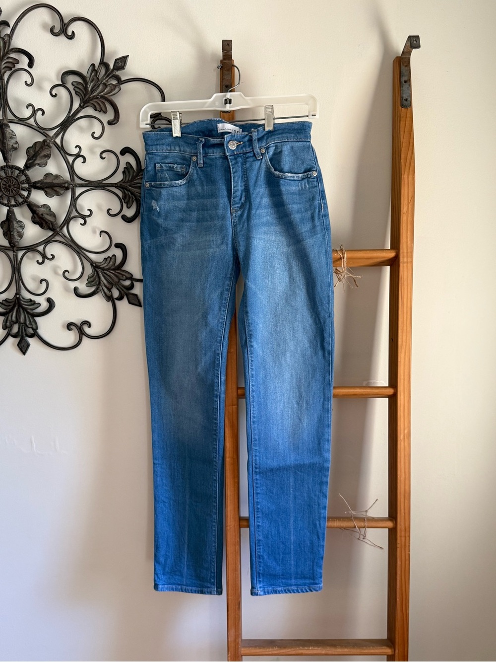 LOFT “The Girlfriend” Medium Blue Jeans